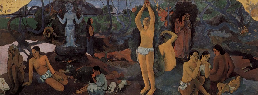 "Woher kommen wir ? Wer sind wir? Wohin gehen wir ?", Gemälde von Paul Gauguin